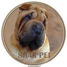 saxun nálepka Šarpej - Shar Pei