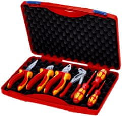 Knipex KNIPEX Box kompaktný s náradím "RED", 7mi dielny