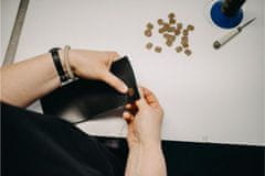 BeWooden Pánska kožená peňaženka Brunn Coins Wallet univerzálne