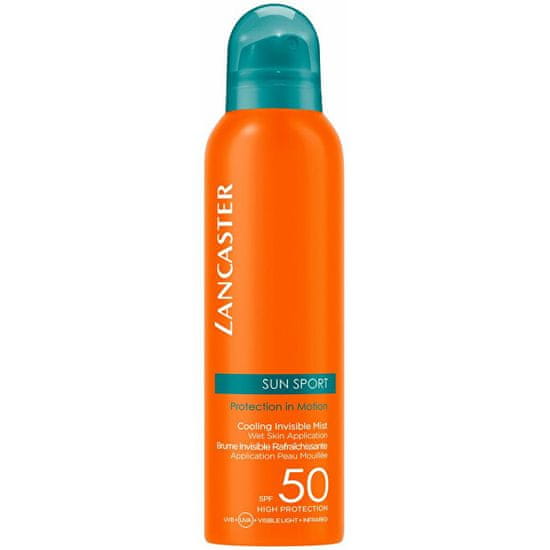 Lancaster Neviditeľná opaľovacia hmla s chladiacim účinkom SPF 50 Sun Sport (Cooling Invisible Body Mist) 200