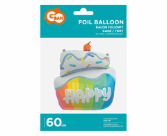 GoDan Fóliový balón 24" - Happy Cake