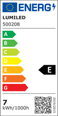 LUMILED 6x LED žiarovka E14 P45 7W = 60W 806lm 3000K Teplá biela 360°