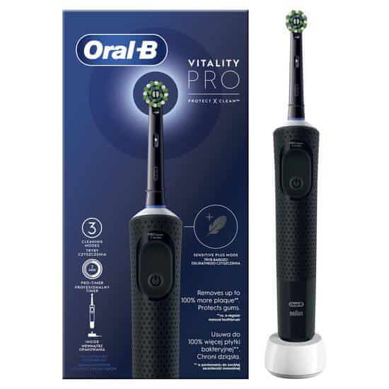 Oral-B elektrická zubná kefka Vitality Pro Čierna