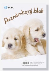 Poznámkový blok ANIMALS A6, priehľadný, 50 listov