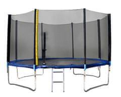 Linder Exclusiv Trampolína XXL 430 cm + ochranná sieť + rebrík + krycia plachta