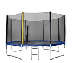 Linder Exclusiv Trampolína XXL 430 cm + ochranná sieť + rebrík + krycia plachta