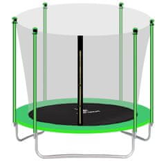 Aga Sport Fit Trampolína 180 cm Light Green + vnútorná ochranná sieť