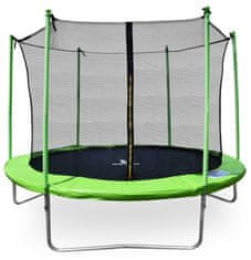 Aga Sport Fit Trampolína 250 cm Light Green + vnútorná ochranná sieť