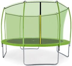 Aga Sport Fit Trampolína 366 cm Light Green + vnútorná ochranná sieť