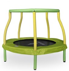 Aga Detská trampolína 116 cm Light Green/Yellow