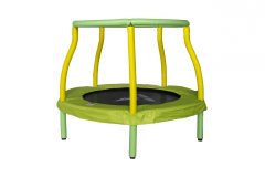 Aga Detská trampolína 116 cm Light Green/Yellow