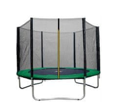 Aga Sport UNI Trampolína 250 cm Dark Green + ochranná sieť + rebrík