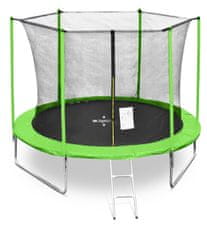 Legoni Trampolína 250 cm Light Green + vnútorná ochranná sieť + rebrík