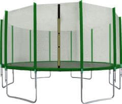 aGa SPORT TOP Trampolína 500 cm Dark Green + ochranná sieť