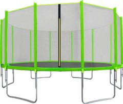 aGa SPORT TOP Trampolína 500 cm Light Green + ochranná sieť