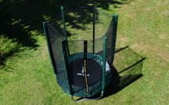 aGa SPORT TOP Trampolína 150 cm Dark Green + ochranná sieť