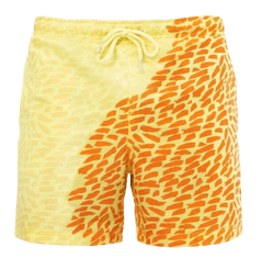 SwimShorts SwimShorts Plavky meniace farbu - Žlté fľaky, L