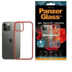 PanzerGlass ClearcaseColor puzdro pre Apple iPhone 12/iPhone 12 Pro - Červená KP19756