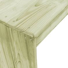 Petromila vidaXL Barový stôl 170x60x110 cm, impregnovaná borovica
