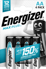 Energizer Max Plus AA alkalické batérie 4 ks E303321800