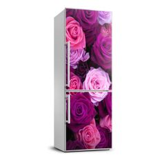 Wallmuralia.sk Nálepka fototapety na chladničku Ružové ruže 60x180 cm