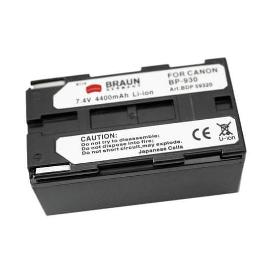 BRAUN Batéria CANON BP-930, BP-945 (BDP-CBP930, 4400 mAh)