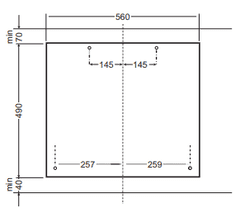 Amica vstavaná plynová doska DRP 6412 DB