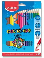 Maped - Trojhranné pastelky Color´ Peps 18 ks