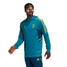 Adidas Mikina JUVENTUS FC Track teal Velikost: XXL