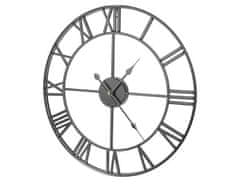 ISO Nástenné retro hodiny 3D 47 cm - čierne, 11434