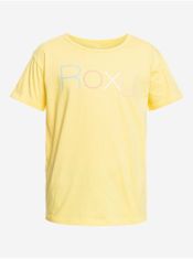 ROXY Žlté dievčenské tričko Roxy Day and Night 160