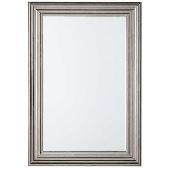 Beliani Nástenné zrkadlo 61 x 91 cm strieborné CHATAIN