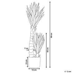 Beliani Umelá rastlina 90 cm YUCCA