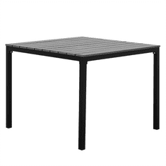 Beliani Záhradný stôl v sivom 95 x 95 cm PRATO
