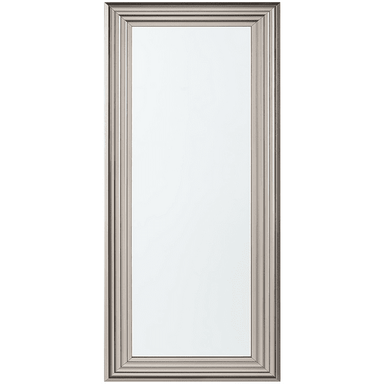 Beliani Nástenné zrkadlo 50 x 130 cm strieborné CHATAIN