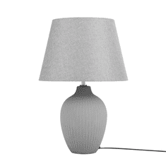 Beliani Sivá stolná lampa FERGUS