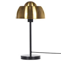 Beliani Stolná lampa 44 cm zlatá/čierna SENETTE