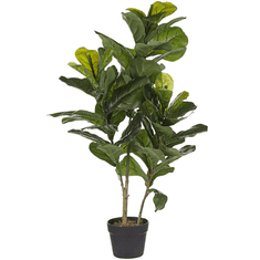 Beliani Umelá rastlina v kvetináči 95 cm FICUS LYRATA