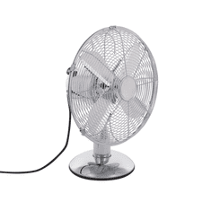 Beliani Stolový ventilátor 42 cm Strieborný WENSUM