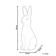 Beliani Dekoratívna figúrka biela 39 cm PAIMPOL