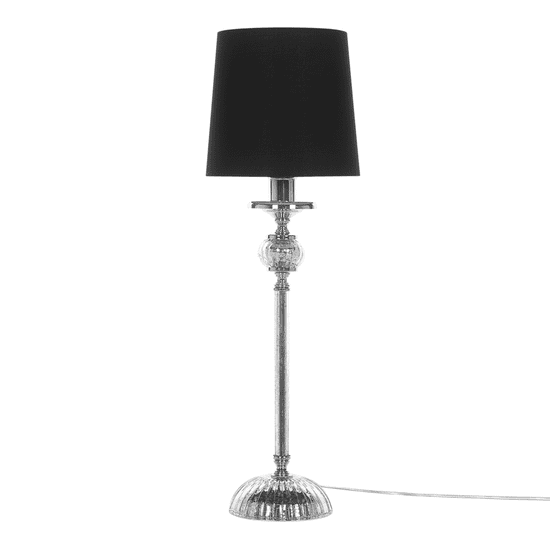 Beliani Čierna stolová lampa KUBENA