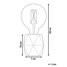 Beliani Dizajnová stolná lampa BESAYA