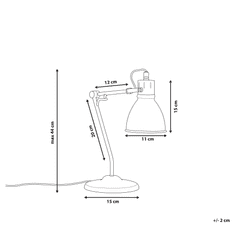 Beliani Stolná lampa mosadzná MONSAN