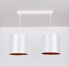 Candellux ATLANTA Pendant White 2X40W E27 Biele tienidlo