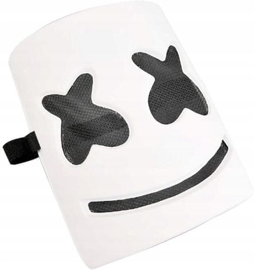 Korbi Plastová maska DJ Marshmello, cosplay