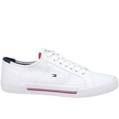 Tommy Hilfiger Obuv biela 44 EU Core Corporate Canvas Vulc