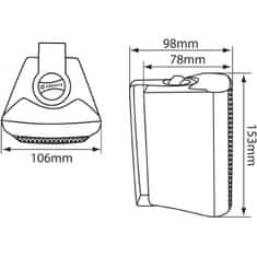 Adastra BC3V-B 100V 3" reproduktor, čierny