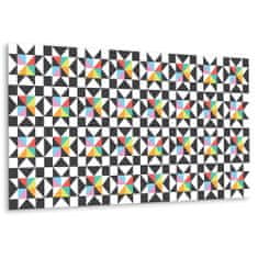 kobercomat.sk Nástenný panel PVC Geometrický vzor 100x50 cm 