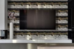 kobercomat.sk Samolepiaci dekoračný panel Mramorová pláž 100x50 cm 