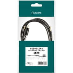 AV:link Presný kábel Jack 3,5 mm stereo samec 2x RCA samec, 1,5 m